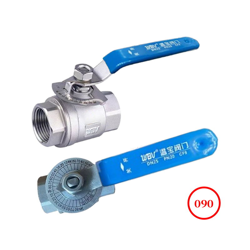 二片式V型球閥帶刻度盤 2PC V-shape ball valve with dial Q11F-16/64 二片式V型球閥帶刻度盤 2PC V-shape ball valve with dial Q11F-16/64