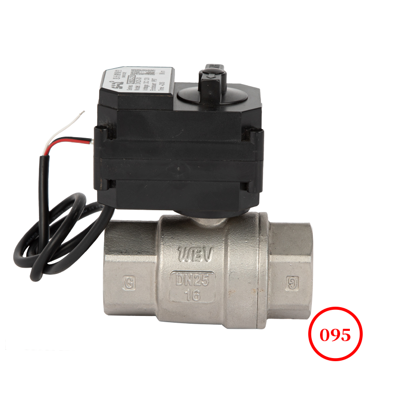 二片式電動球閥G1螺紋 2PC electronic ball valve Q911F-16/40 二片式電動球閥G1螺紋 2PC electronic ball valve Q911F-16/40