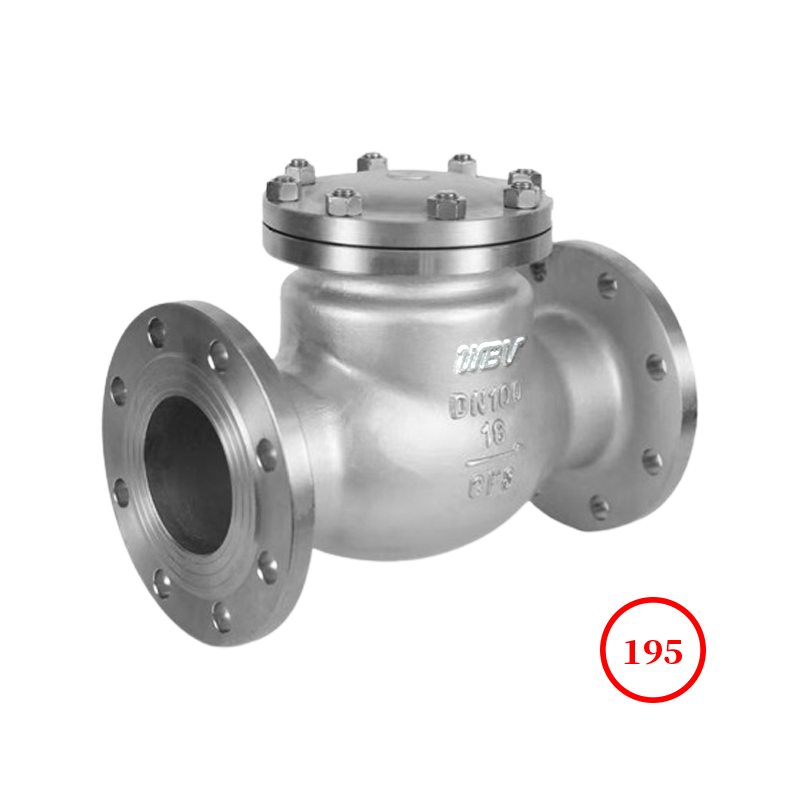 不銹鋼法蘭旋啟式止回閥 s.s flange swing check valve H44H-16/25 不銹鋼法蘭旋啟式止回閥 s.s flange swing check valve H44H-16/25