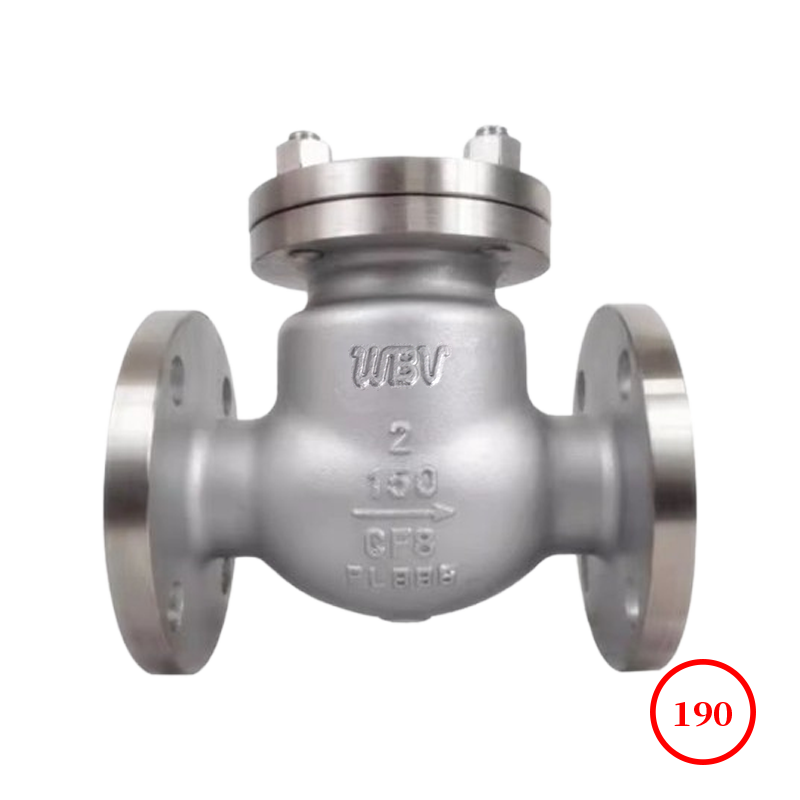 不銹鋼美標法蘭旋啟式止回閥 s.s ANSI flange swing check valve H44W-150LB 不銹鋼美標法蘭旋啟式止回閥 s.s ANSI flange swing check valve H44W-150LB
