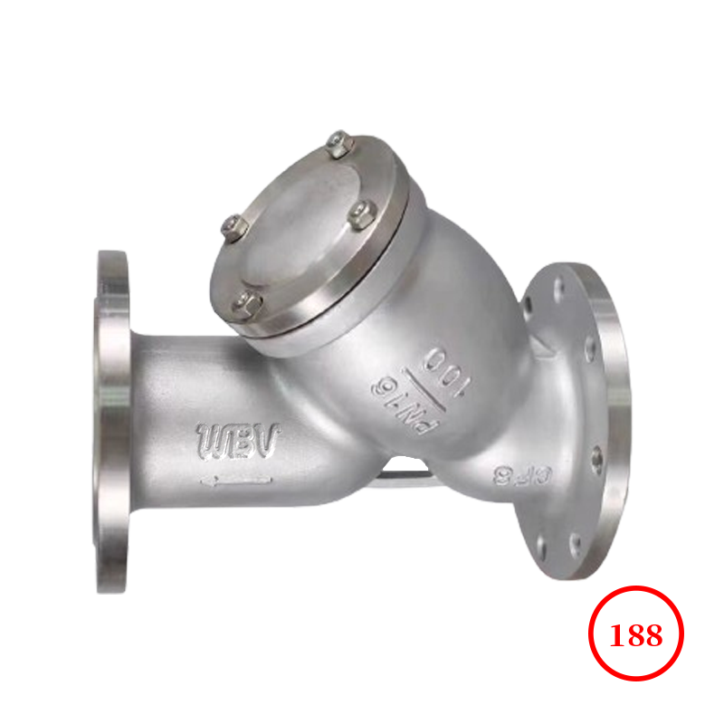 國標(biāo)不銹鋼法蘭Y型過濾器 GB s.s flange Y-strainer GL41W-16 國標(biāo)不銹鋼法蘭Y型過濾器 GB s.s flange Y-strainer GL41W-16