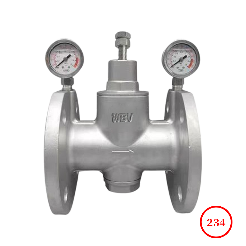 彈簧薄膜式減壓閥帶雙防震表 spring diaphragm regulator +2 Seismic pressure gauge Y42X/F-10/16 彈簧薄膜式減壓閥帶雙防震表 spring diaphragm regulator +2 Seismic pressure gauge Y42X/F-10/16